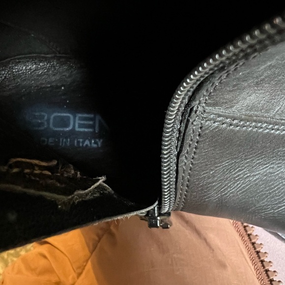 Boemos Italian buttery soft leather tall boots sale size 38 (7.5 US) - Picture 10 of 11